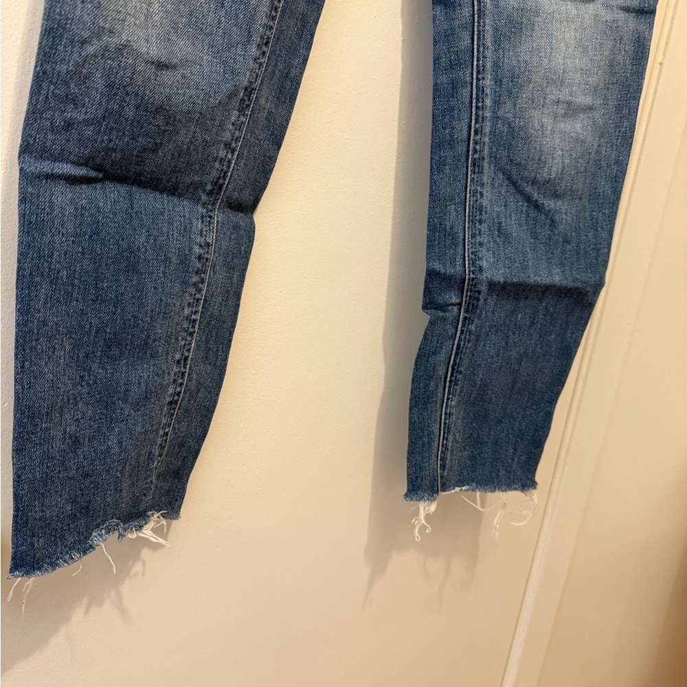 Blue Distressed Jeans - Picture 3 of 5
